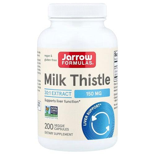 Jarrow Formulas Milk Thistle 150 Mg 200 Veggie Capsules