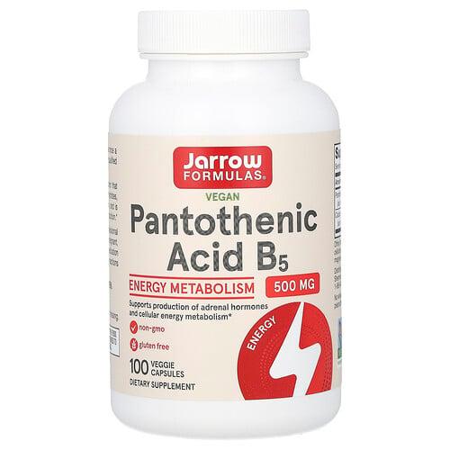Jarrow Formulas Pantothenic Acid B5 100 Veggie Caps product image