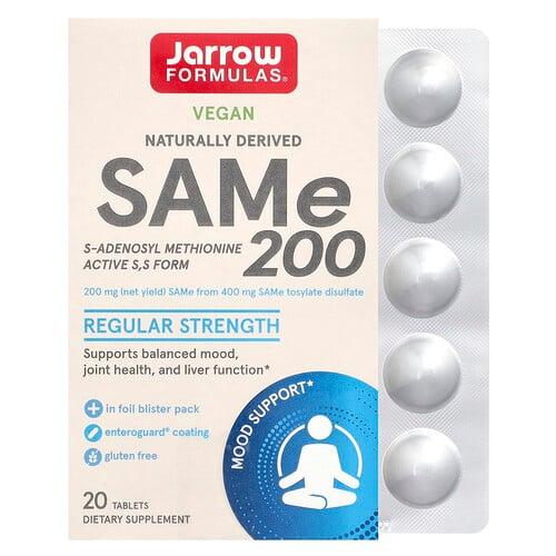 Jarrow Formulas Same 200 200 Mg 20 Tablets
