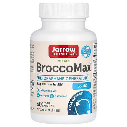 Jarrow Formulas Vegan Broccomax 60 Veggie Capsules 17 50 Mg Per Capsule