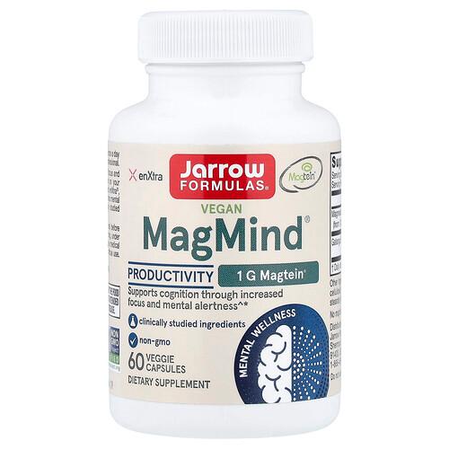 Jarrow Formulas Vegan Magmind Productivity 60 Veggie Capsules