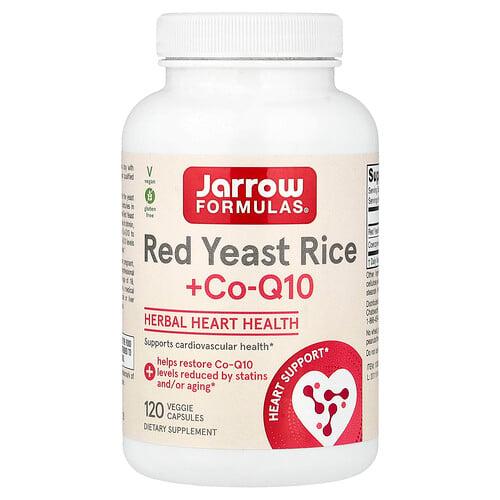 Jarrow Formulas Red Yeast Rice Co Q10 120 Veggie Capsules