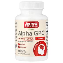 Jarrow Formulas Vegan Alpha Gpc 300 Mg 60 Veggie Capsules