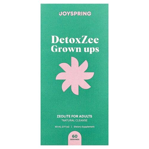 Joyspring Detoxzee Grown Ups Zeolite For Adults 2 Fl Oz 60 Ml