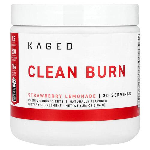 Kaged Clean Burn Strawberry Lemonade 6 56 Oz 186 G