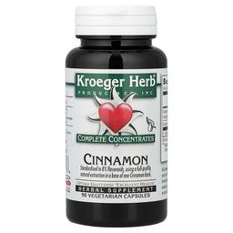 Kroeger Herb Co Complete Concentrates Cinnamon 90 Vegetarian Capsules