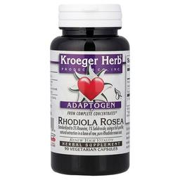 Kroeger Herb Co Complete Concentrates Rhodiola Rosea 90 Vegetarian Capsules