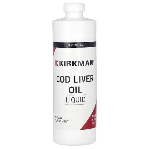 Kirkman Labs Cod Liver Oil Liquid 16 Fl Oz 473 Ml