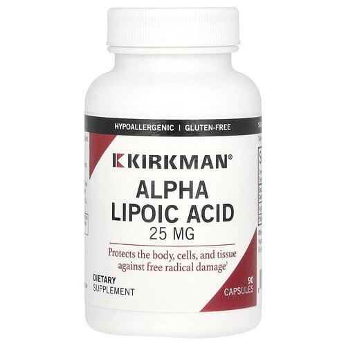 Kirkman Labs Alpha Lipoic Acid 25 Mg 90 Capsules