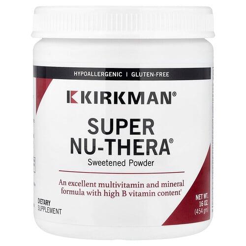 Kirkman Labs Super Nu Thera Sweetened Powder 16 Oz 454 Gm