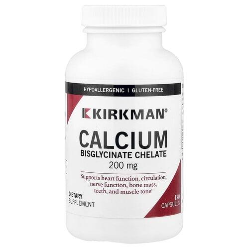 Kirkman Labs Calcium Bisglycinate Chelate 200 Mg 120 Capsules