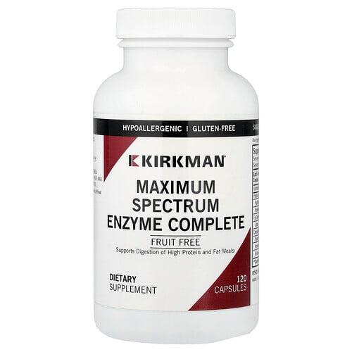 Kirkman Labs Maximum Spectrum Enzyme Complete 120 Capsules