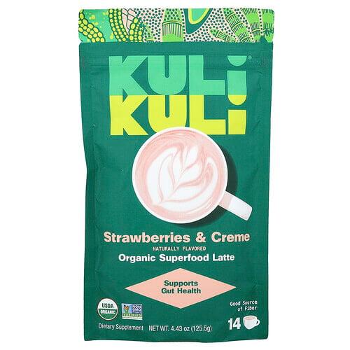 Kuli Kuli Organic Superfood Latte Strawberries Creme 4 43 Oz 125 5 G