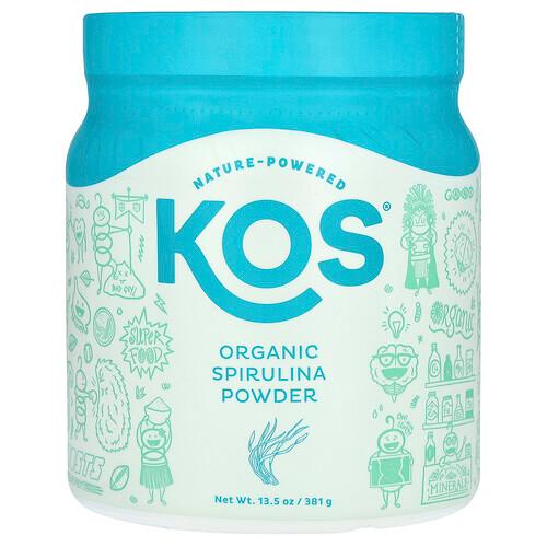 Kos Organic Spirulina Powder 13 5 Oz 381 G