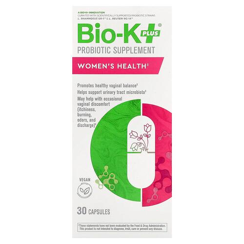 Bio K Probiotic Supplement Women S Health 30 Capsules