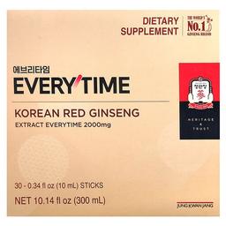 Jungkwanjang Korean Red Ginseng Extract Everytime 30 Sticks 0 34 Fl Oz 10 Ml Each