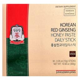 Jungkwanjang Korean Red Ginseng Honey Paste Daily Stick 30 Sticks 0 35 Oz 10 G Each