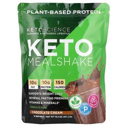 Keto Science Keto Mealshake Chocolate Cream 15 2 Oz 431 2 G