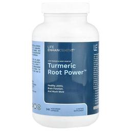 Life Enhancement Turmeric Root Power 240 Vegetarian Capsules 600 Mg Per Capsule
