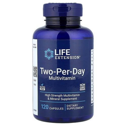 Life Extension Two Per Day Multivitamin 120 Capsules