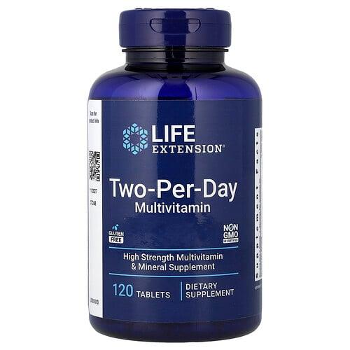 Life Extension Two Per Day Multivitamin 120 Tablets