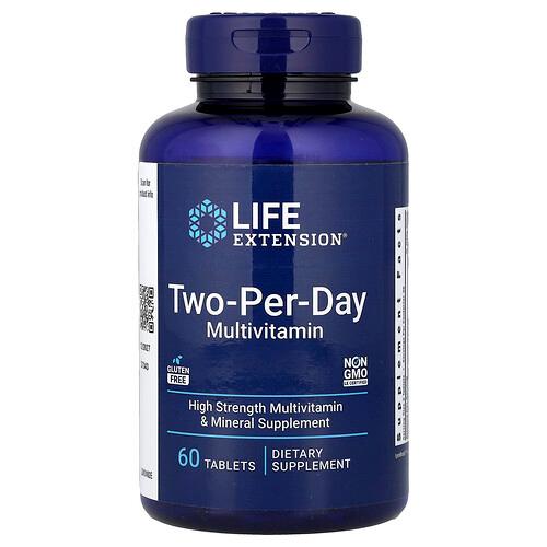 Life Extension Two Per Day Multivitamin 60 Tablets