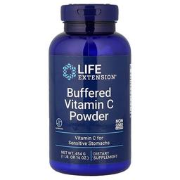 Life Extension Buffered Vitamin C Powder 16 Oz 454 G