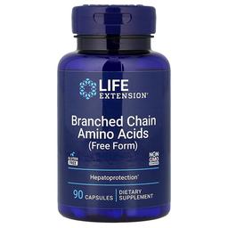Life Extension Branched Chain Amino Acids Free Form 90 Capsules