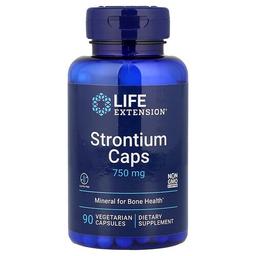 Life Extension Strontium Caps 90 Vegetarian Capsules 250 Mg Per Capsule