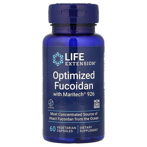Life Extension Optimized Fucoidan With Maritech 926 60 Vegetarian Capsules