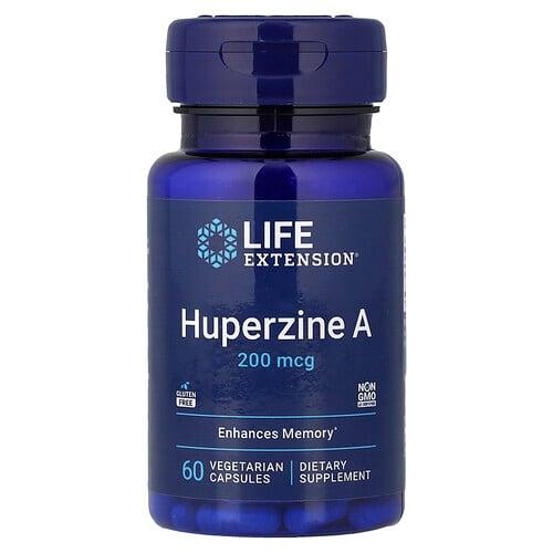 Life Extension Huperzine A 200 Mcg 60 Vegetarian Capsules