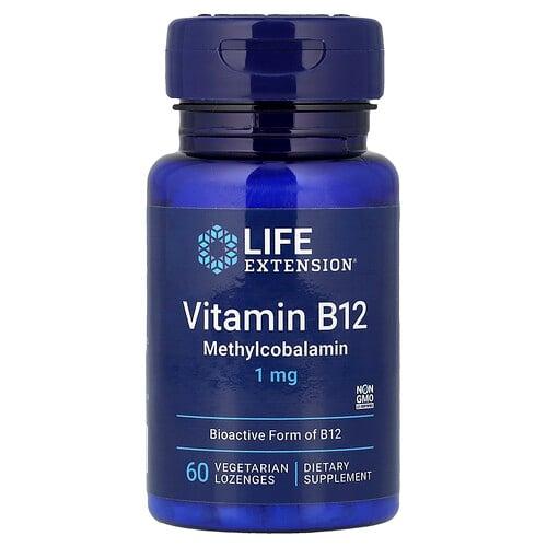 Life Extension Vitamin B12 1 Mg 60 Vegetarian Lozenges product image
