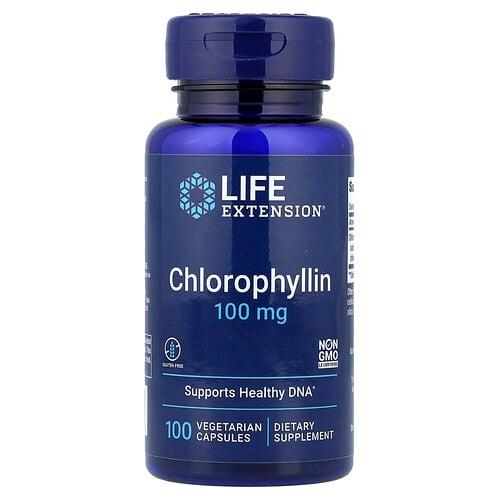 Life Extension Chlorophyllin 100 Mg 100 Vegetarian Capsules