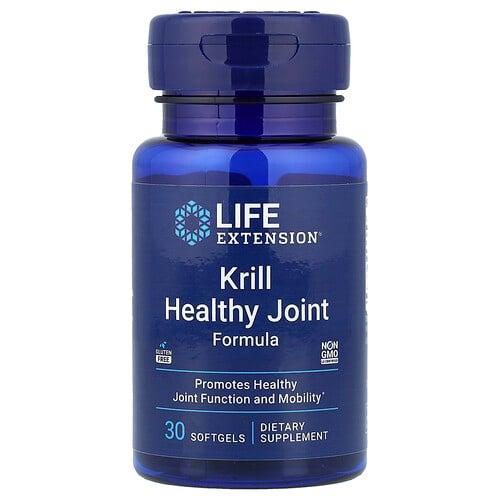 Life Extension Krill Healthy Joint Formula 30 Softgels