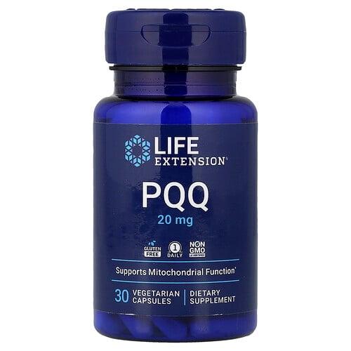 Life Extension Pqq 20 Mg 30 Vegetarian Capsules