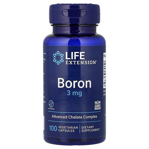 라이프 익스텐션 Life Extension, 보론, 3 mg, 100 식물성 캡슐 product image