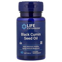 Life Extension Black Cumin Seed Oil 60 Softgels 500 Mg Per Softgel