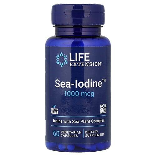 Life Extension Sea Iodine 1 000 Mcg 60 Vegetarian Capsules
