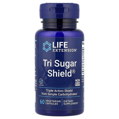 Life Extension Tri Sugar Shield 60 Vegetarian Capsules