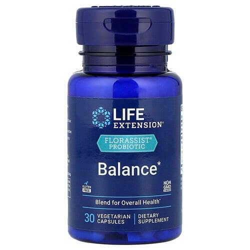 Life Extension Florassist Probiotic Balance 30 Vegetarian Capsules