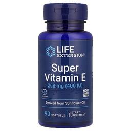 Life Extension Super Vitamin E 268 Mg 400 Iu 90 Softgels