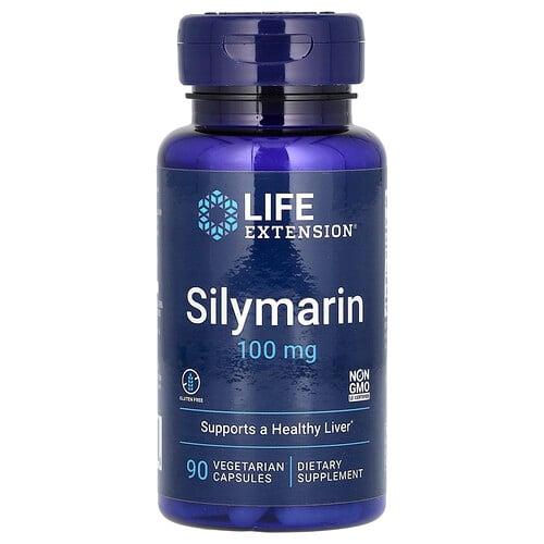 Life Extension Silymarin 100 Mg 90 Vegetarian Capsules product image