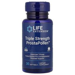 Life Extension Triple Strength Prostapollen 30 Softgels 378 Mg Per Softgel