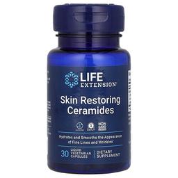 Life Extension Skin Restoring Ceramides 30 Liquid Vegetarian Capsules