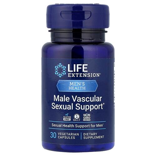 Life Extension Men S Health Male Vascular Sexual Support 30 Vegetarian Capsules