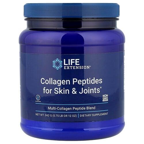 Life Extension Collagen Peptides For Skin Joints 12 Oz 343 G