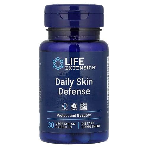 Life Extension Daily Skin Defense 30 Vegetarian Capsules