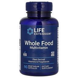 Life Extension Whole Food Multivitamin 90 Vegetarian Capsules