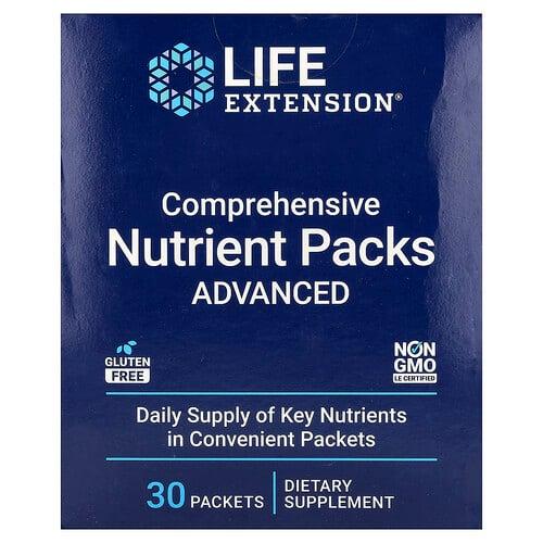 Life Extension Comprehensive Nutrient Packs Advanced 30 Packets
