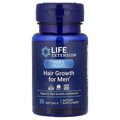 Life Extension Men S Health Hair Growth For Men 30 Softgels